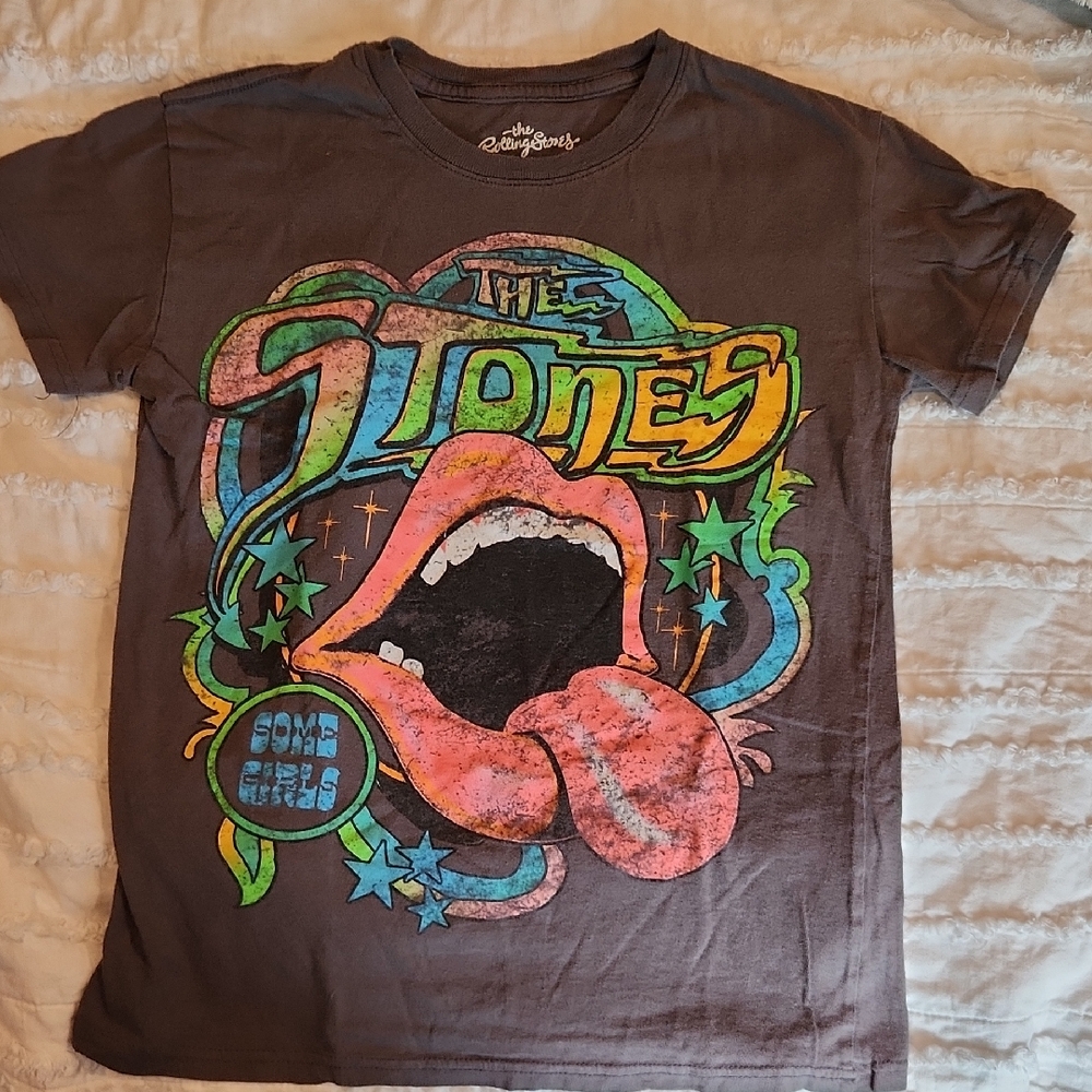 The Rolling Stones Kids Graphic Tee - Brown